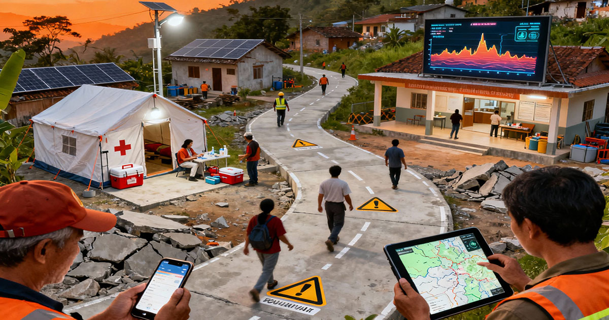 Ilustrasi Layanan banjir sumbar