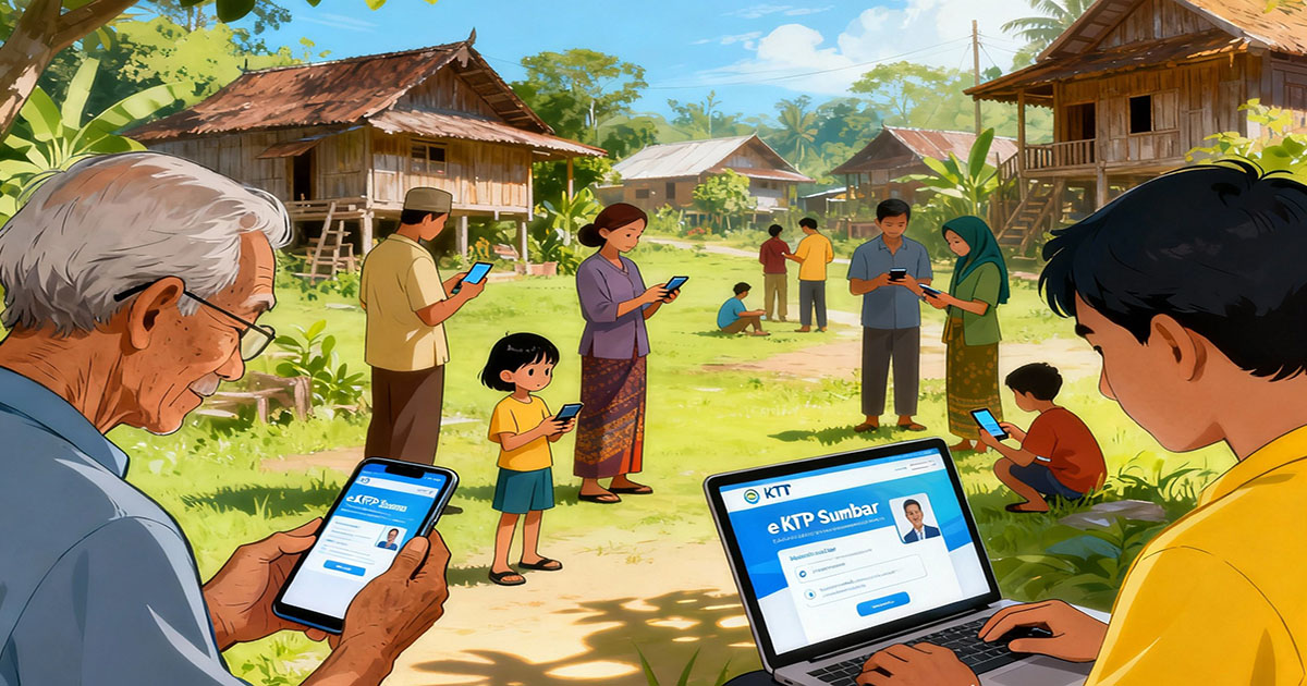 Ilustrasi Layanan bank sumbar