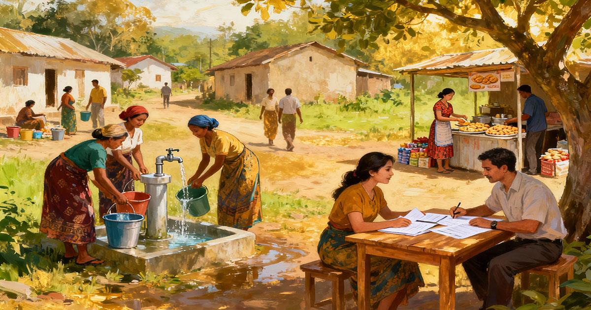 Ilustrasi Layanan bansos sembako