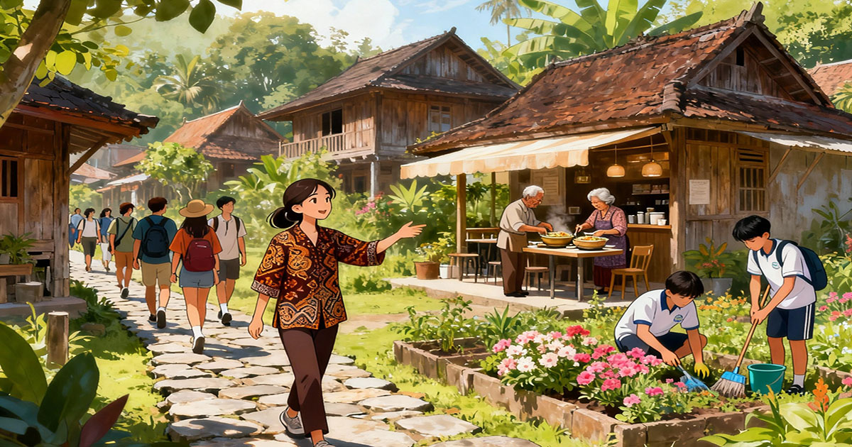 Ilustrasi Layanan jam gadang