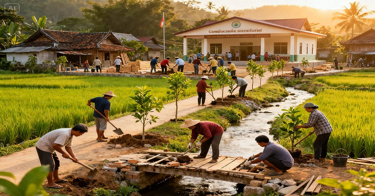 Inilah Bukti Nyata  Desa Gotong Royong Jarang Ada Korupsi!